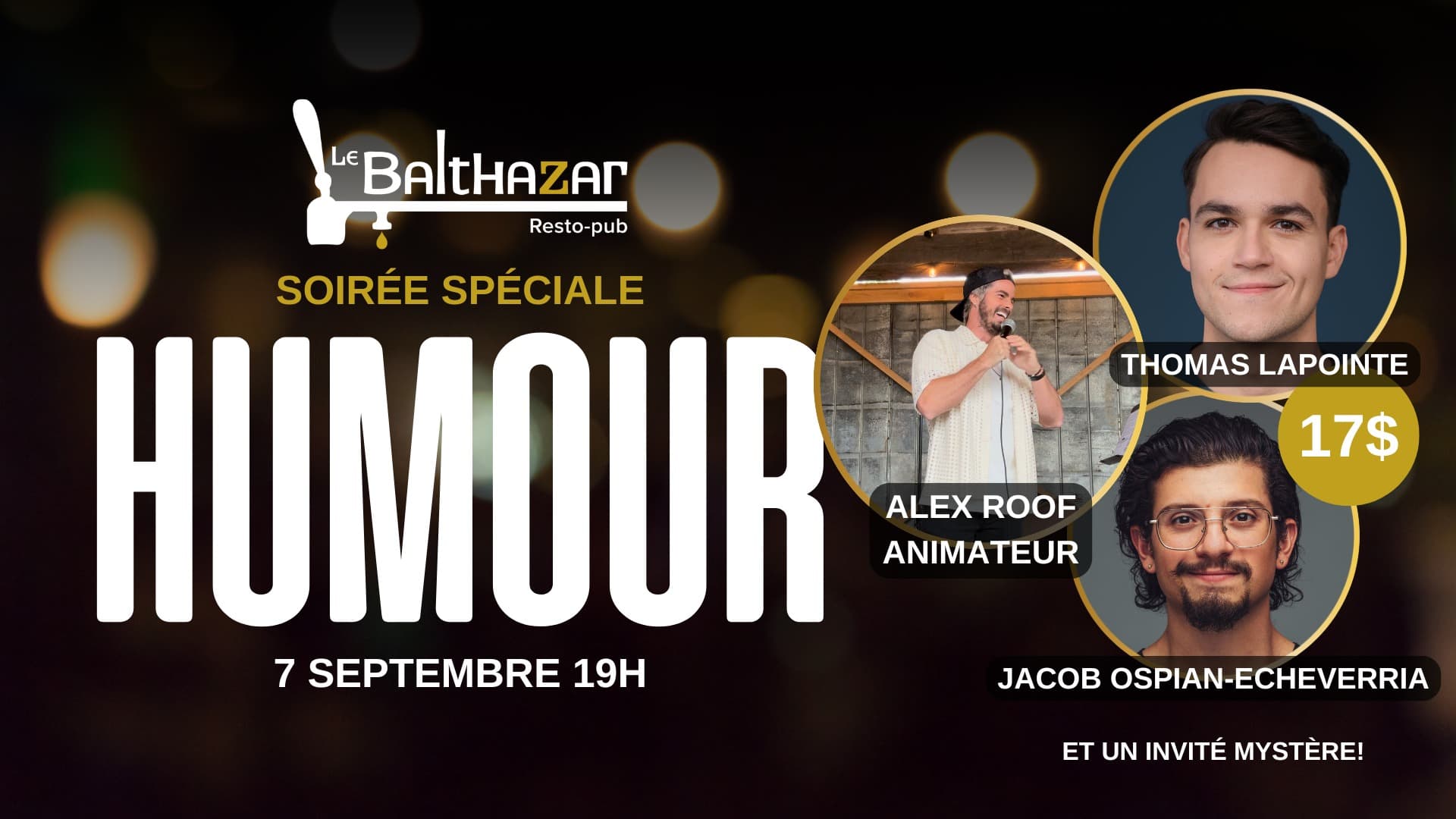 SOIRÉE D'HUMOUR- BOISBRIAND